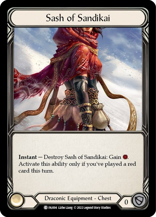 Sash of Sandikai (4) [FAI] - Flesh and Blood TCG Single