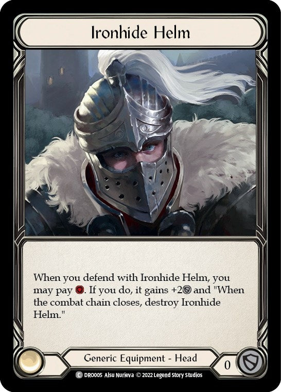 Ironhide Helm (5) [DRO] - Flesh and Blood TCG Single