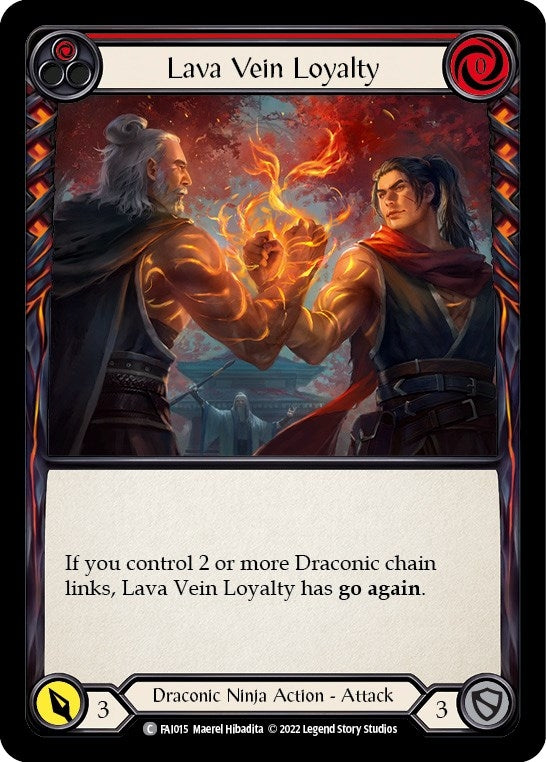 Lava Vein Loyalty (Red) (15) [FAI] - Flesh and Blood TCG Single