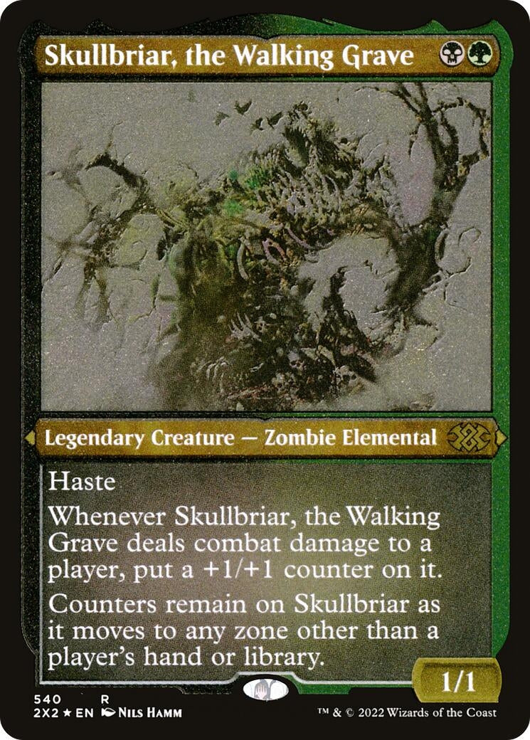 Skullbriar the Walking Grave (Foil Etched) (540) [2X2] - MTG Single