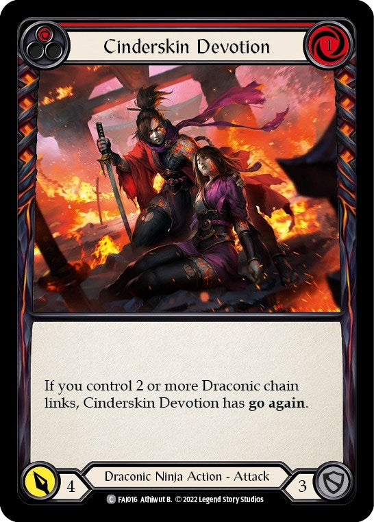 Cinderskin Devotion (Red) (16) [FAI] - Flesh and Blood TCG Single