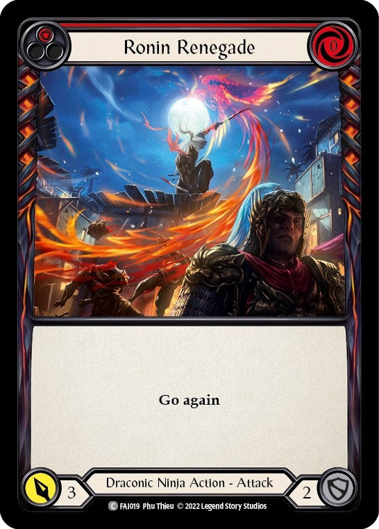 Ronin Renegade (Red) (19) [FAI] - Flesh and Blood TCG Single
