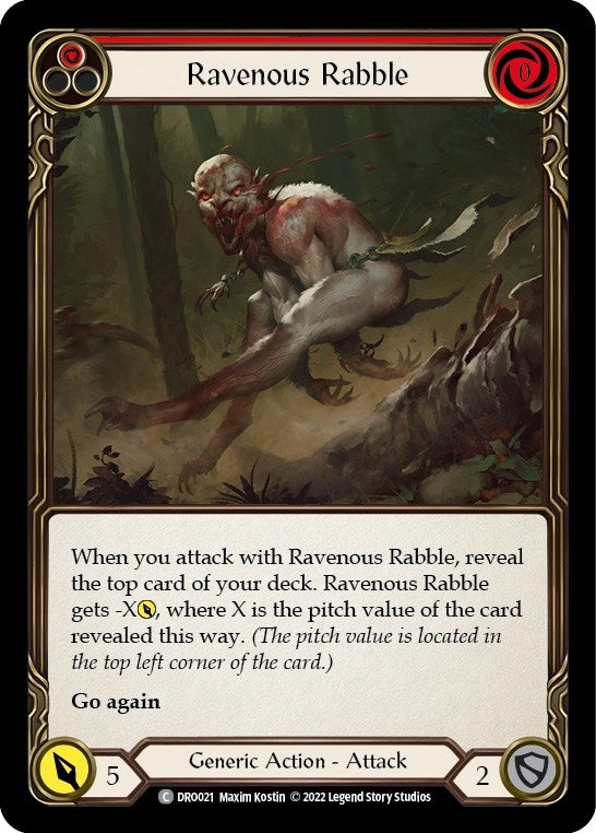 Ravenous Rabble (21) [DRO] - Flesh and Blood TCG Single
