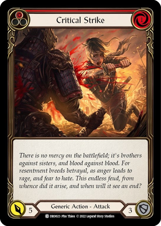 Critical Strike (23) [DRO] - Flesh and Blood TCG Single
