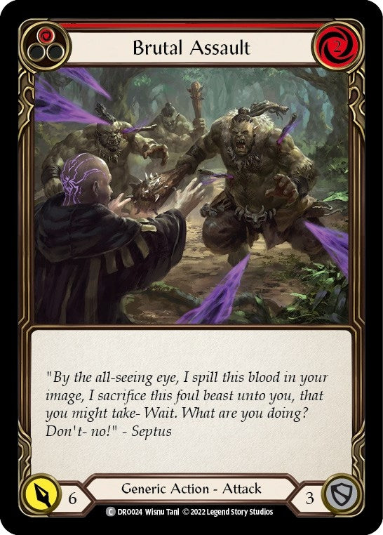 Brutal Assault (24) [DRO] - Flesh and Blood TCG Single