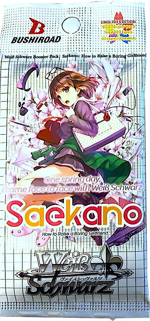 Saekano: How to Raise a Boring Girlfriend Booster Pack [SHRB] - Weiss Schwarz Sealed