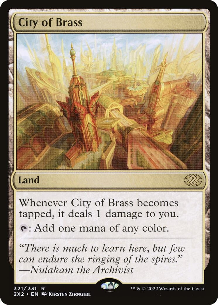 City of Brass (321) [2X2] - MTG Single