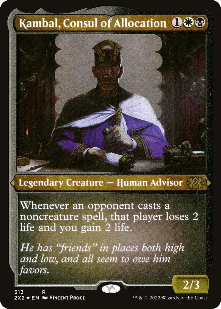 Kambal Consul of Allocation (Foil Etched) (513) [2X2] - MTG Single