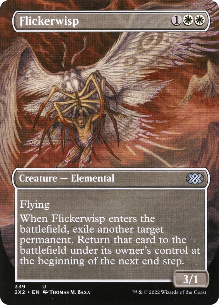 Flickerwisp (Borderless) (339) [2X2] - MTG Single