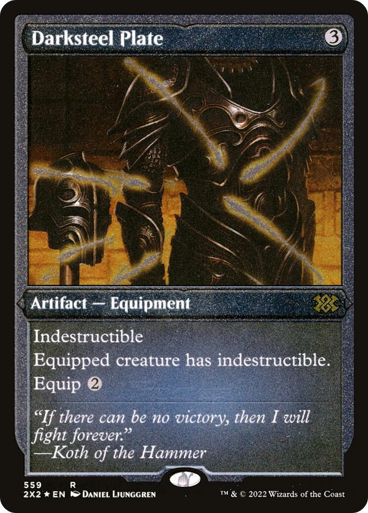 Darksteel Plate (Foil Etched) (559) [2X2] - MTG Single
