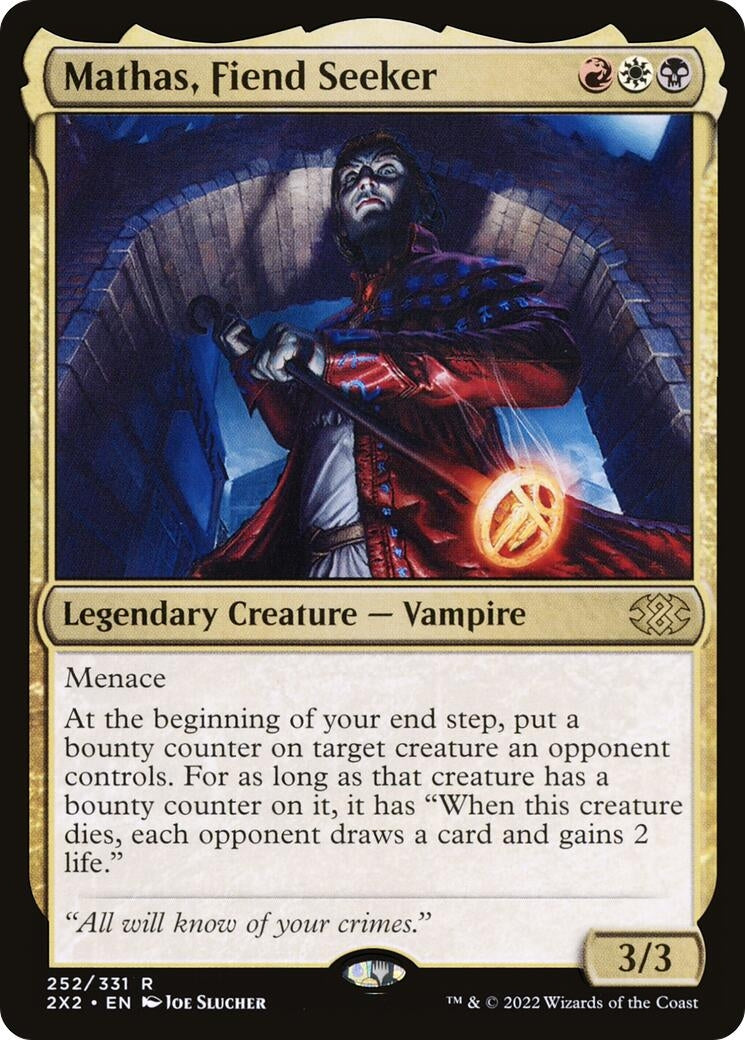 Mathas Fiend Seeker (252) [2X2] - MTG Single