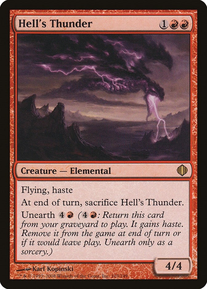 Hell’s Thunder (103) [ALA] - MTG Single