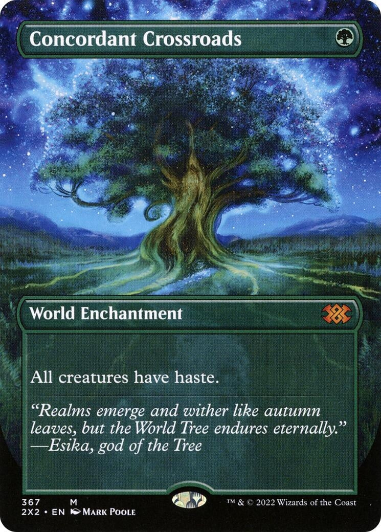 Concordant Crossroads (Borderless) (367) [2X2] - MTG Single
