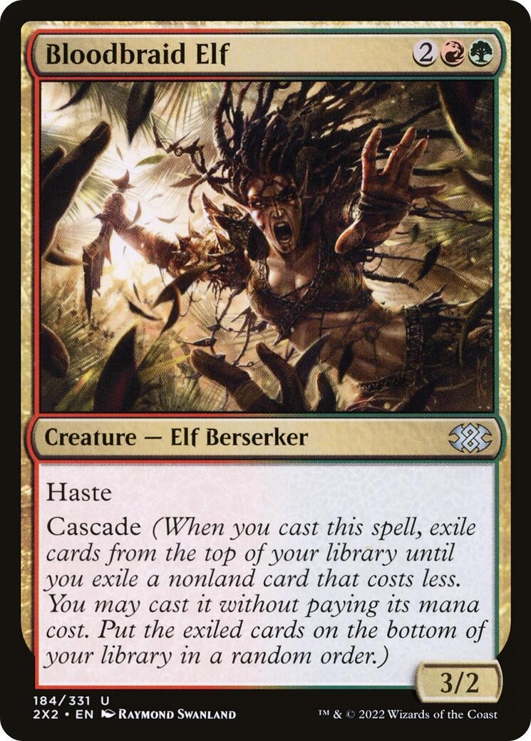 Bloodbraid Elf (184) [2X2] - MTG Single