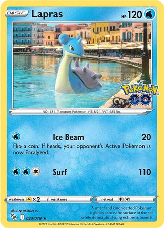 Image for Lapras (023/078) (Pokemon GO) - Pokemon