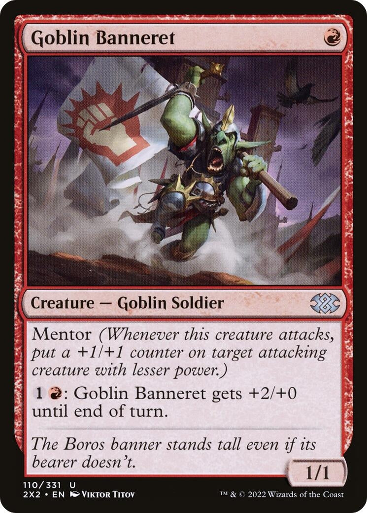 Goblin Banneret (110) [2X2] - MTG Single
