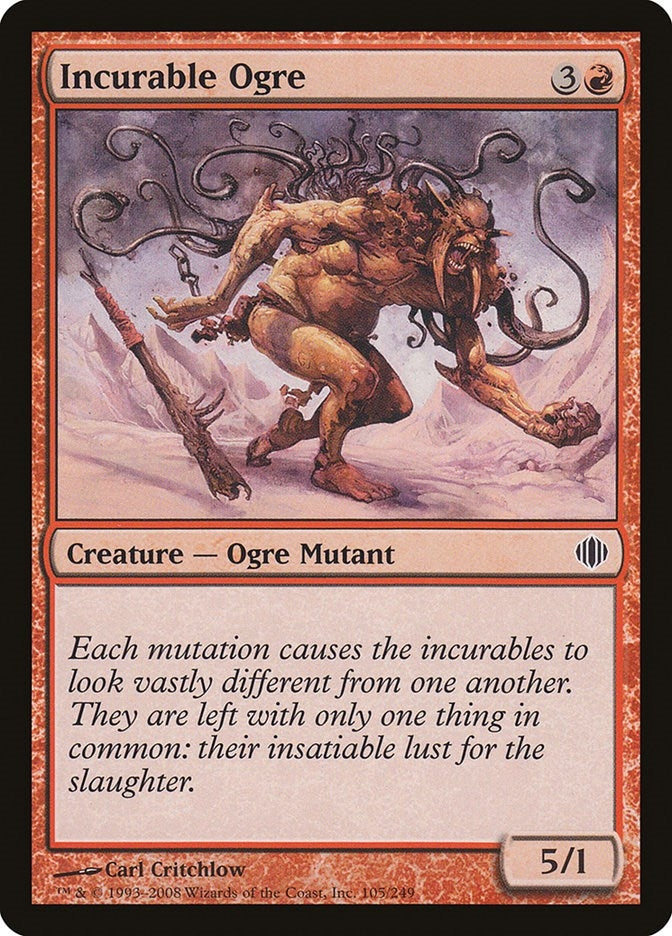 Incurable Ogre (105) [ALA] - MTG Single