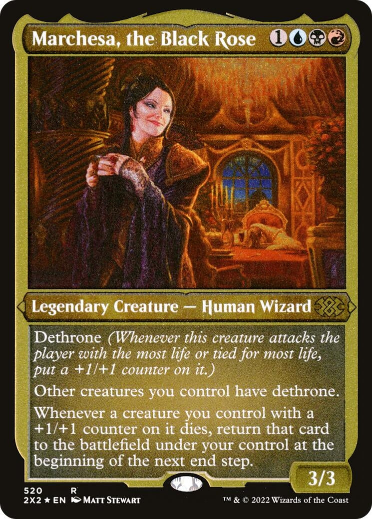 Marchesa the Black Rose (Foil Etched) (520) [2X2] - MTG Single