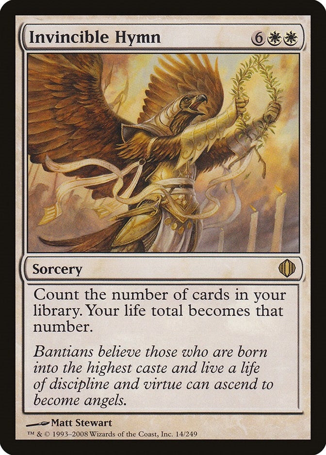 Invincible Hymn (14) [ALA] - MTG Single