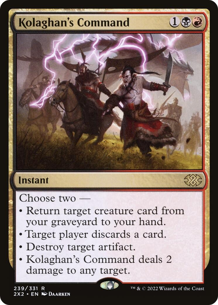 Kolaghan’s Command (239) [2X2] - MTG Single