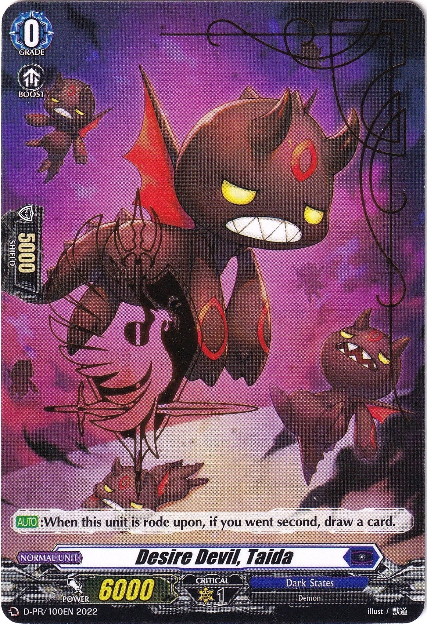 Desire Devil Taida (Hot Stamped) (1002022) [D-PR] - Cardfight Vanguard Single