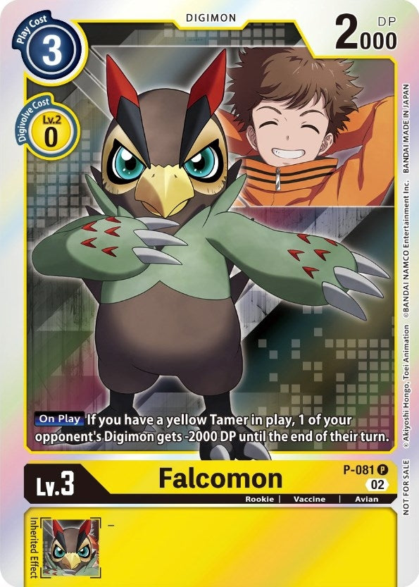 Falcomon - P-081 (81) [D-PR] - Digimon Card Game Single