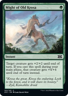 Might of Old Krosa (153) [2X2] - MTG Single
