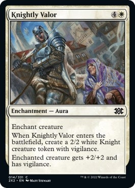 Knightly Valor (14) [2X2] - MTG Single