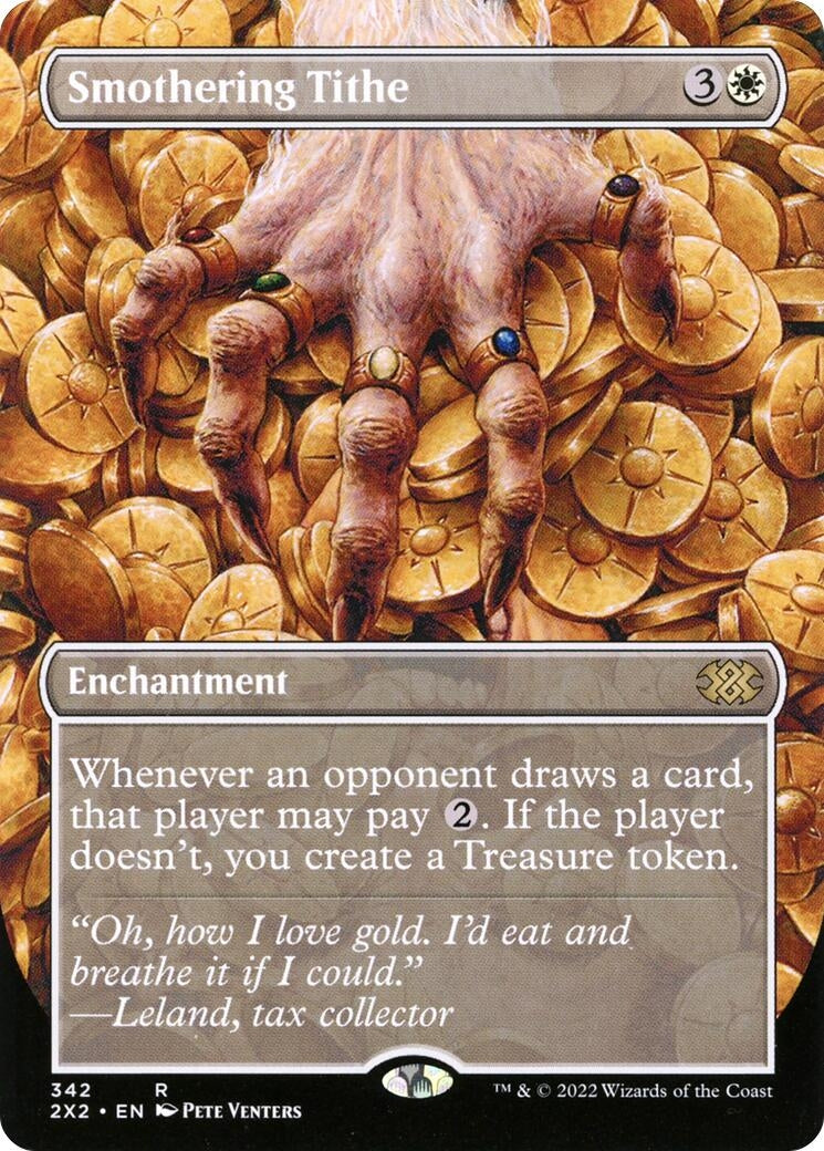 Smothering Tithe (Borderless) (342) [2X2] - MTG Single