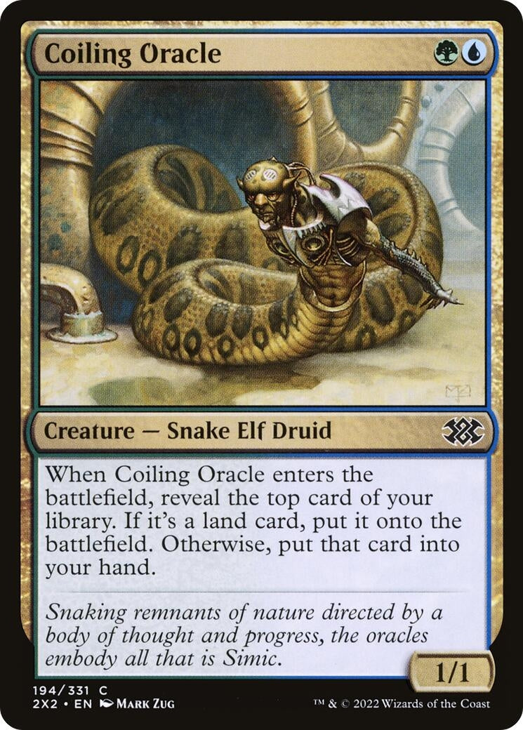 Coiling Oracle (194) [2X2] - MTG Single