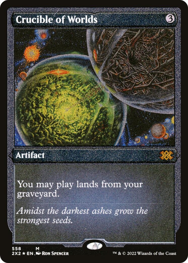 Crucible of Worlds (Foil Etched) (558) [2X2] - MTG Single