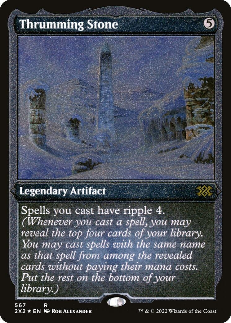 Thrumming Stone (Foil Etched) (567) [2X2] - MTG Single