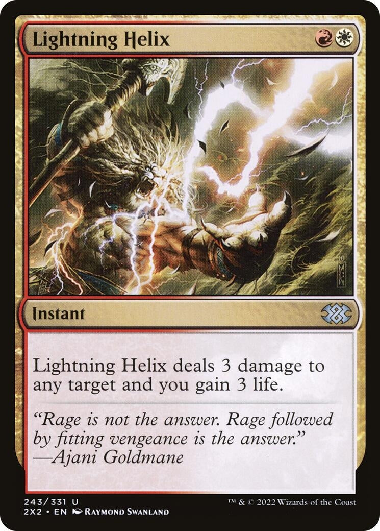 Lightning Helix (243) [2X2] - MTG Single
