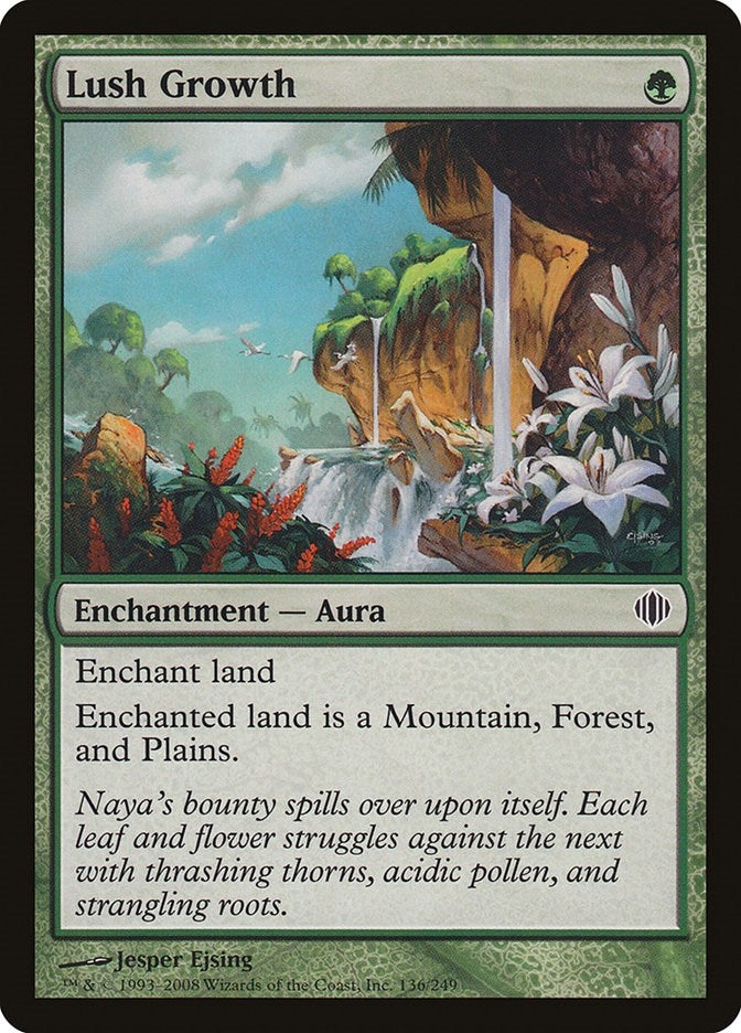 Lush Growth (136) [ALA] - MTG Single
