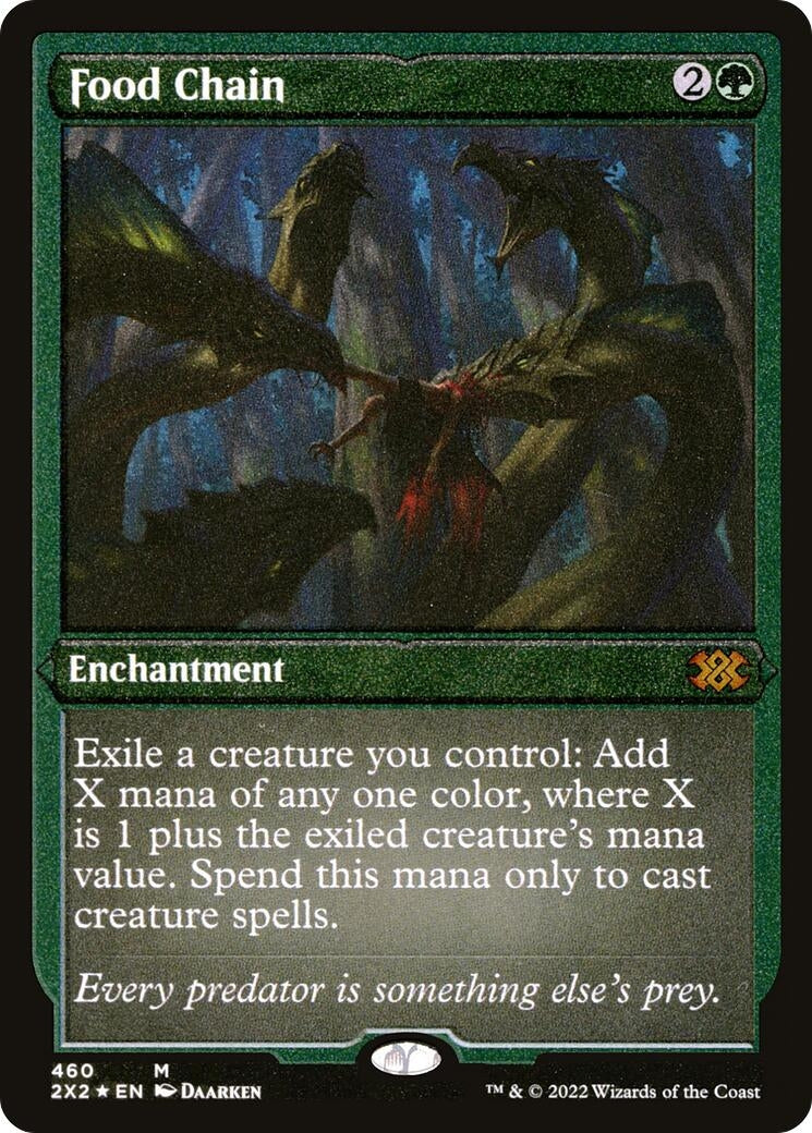 Food Chain (Foil Etched) (460) [2X2] - MTG Single