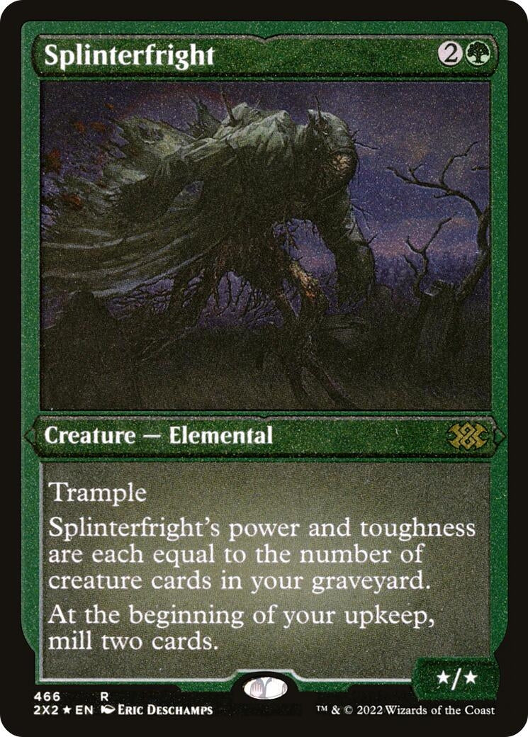 Splinterfright (Foil Etched) (466) [2X2] - MTG Single