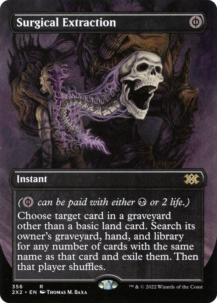 Surgical Extraction (Borderless) (356) [2X2] - MTG Single