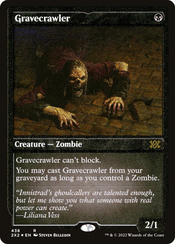 Gravecrawler (Foil Etched) (438) [2X2] - MTG Single