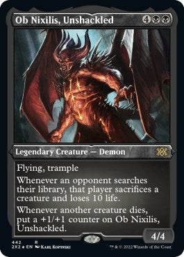 Ob Nixilis Unshackled (Foil Etched) (442) [2X2] - MTG Single