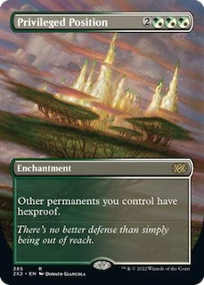 Privileged Position (Borderless) (385) [2X2] - MTG Single