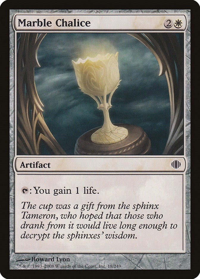 Marble Chalice (18) [ALA] - MTG Single