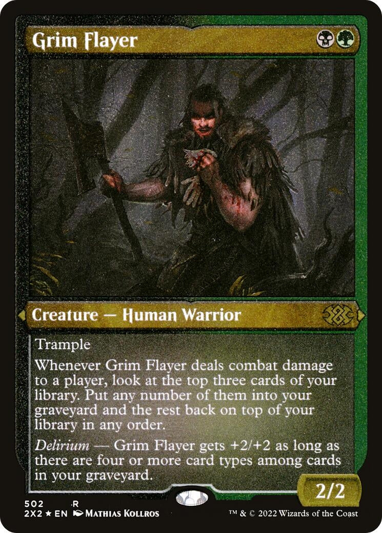 Grim Flayer (Foil Etched) (502) [2X2] - MTG Single