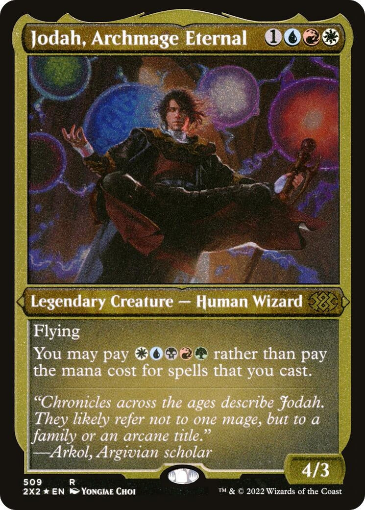 Jodah Archmage Eternal (Foil Etched) (509) [2X2] - MTG Single