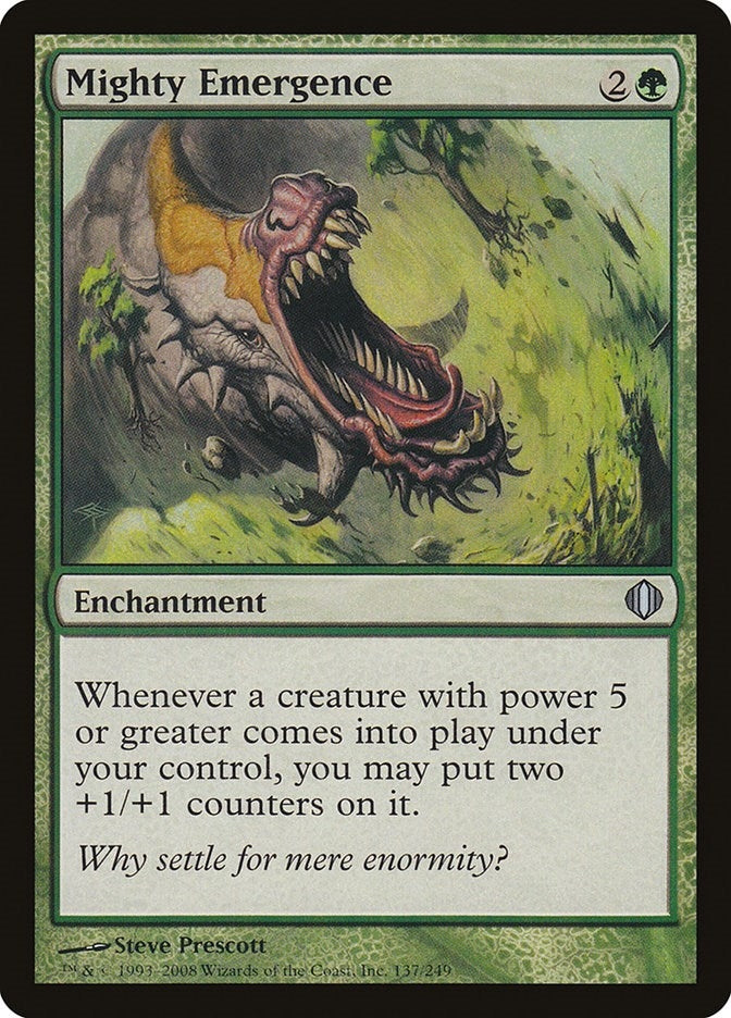 Mighty Emergence (137) [ALA] - MTG Single