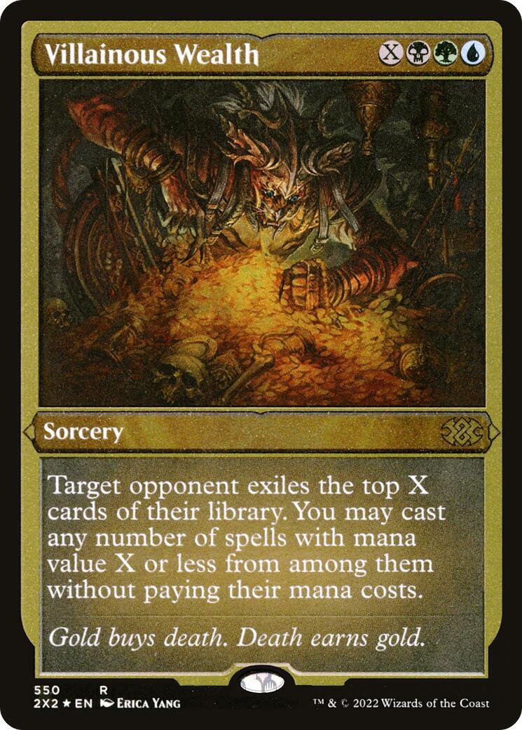 Villainous Wealth (Foil Etched) (550) [2X2] - MTG Single