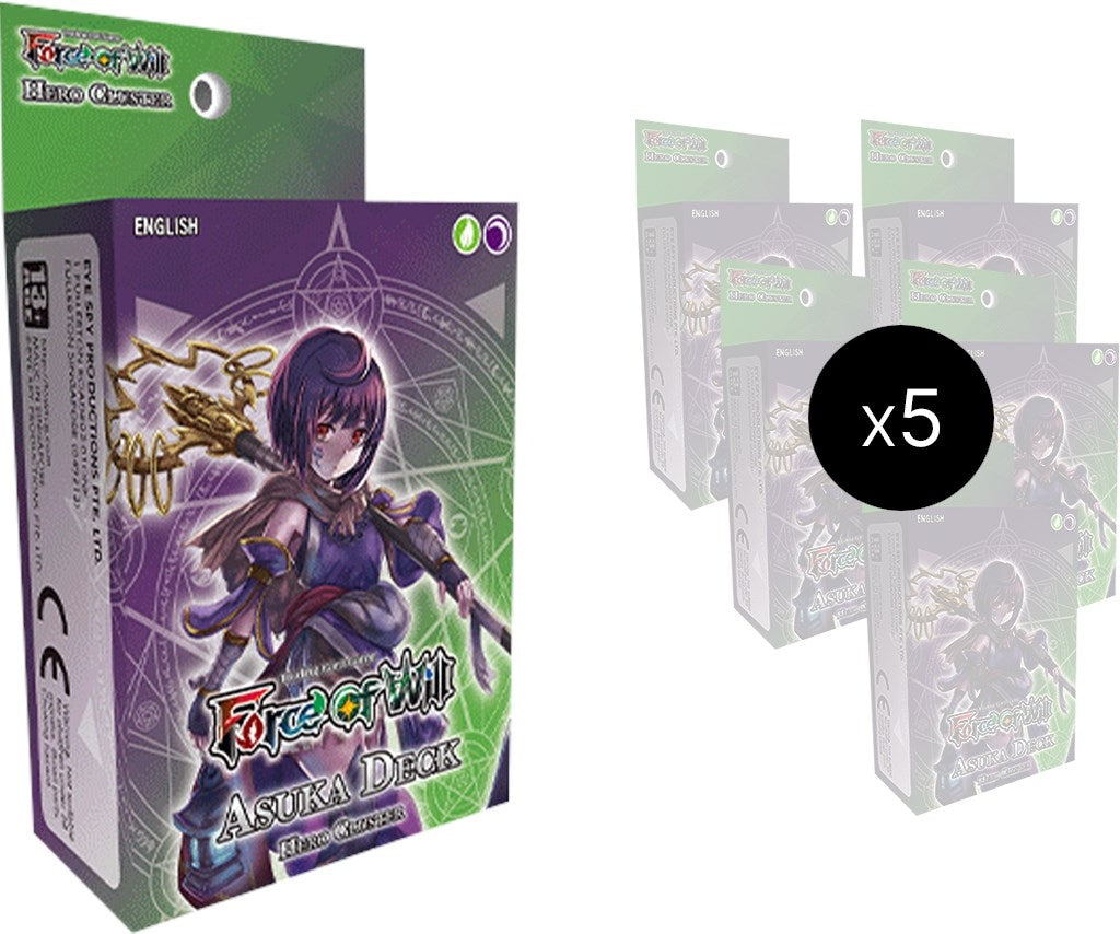 Starter Deck: Asuka Deck Display [HSD] - Force of Will Sealed