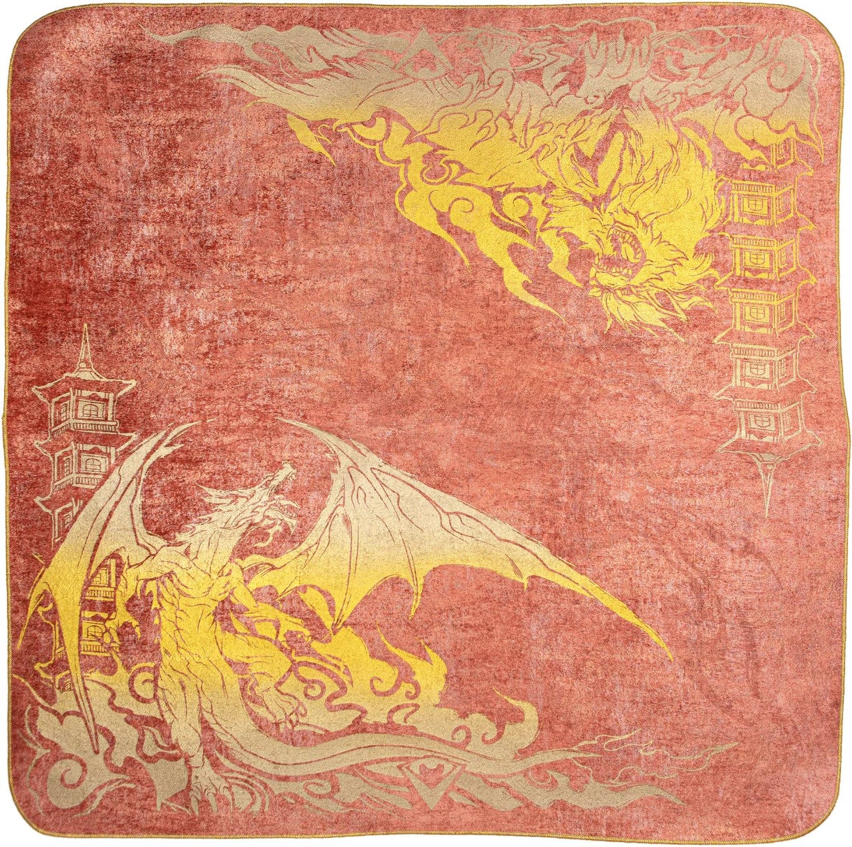 Foxfell x Blitzflare *Ephemeral Flame UV* - The Burning Legends Playmat - Playmats Sealed