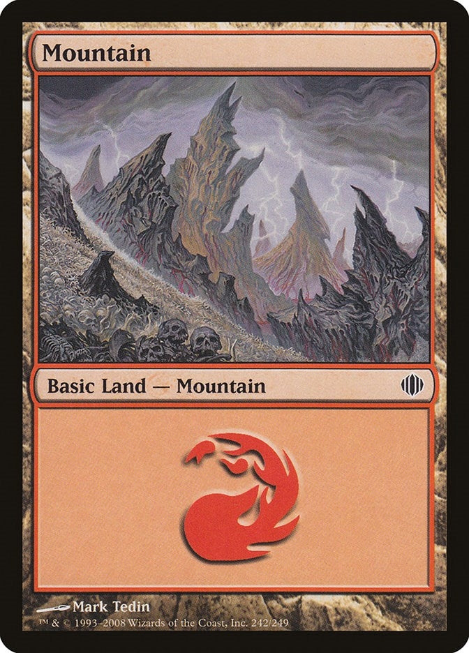 Mountain (242) (242) [ALA] - MTG Single