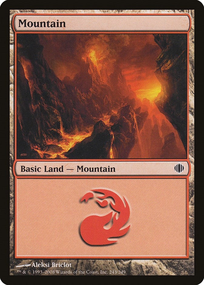 Mountain (243) (243) [ALA] - MTG Single