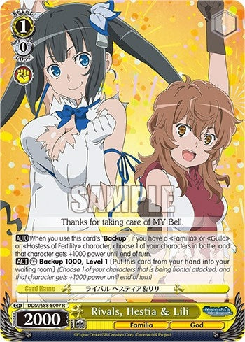 Rivals Hestia & Lili (88007) [DDM/S88] - Weiss Schwarz Single